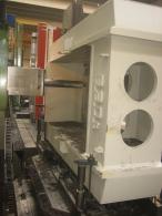 Shear frame, weight 8T dimensions 5mX2m, 4mX1,6m being machined